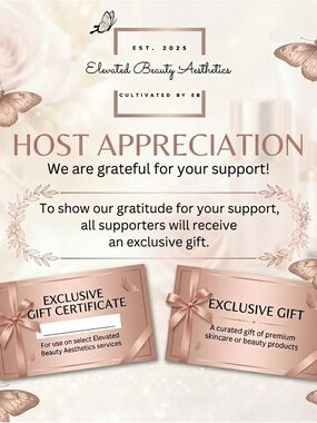 Host Appreciation Exclusive Gift